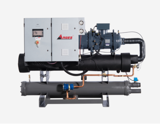 Chiller de rolagem resfriado a água de 60 HP para resfriamento de processos industriais na linha de laminagem de filme de impressão e BOPP