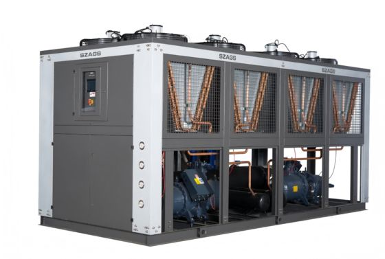 Chiller de Parafuso Resfriado a Ar de 150HP Refrigeração Industrial de Alta Eficiência para Linhas de Extrusão de Plástico
